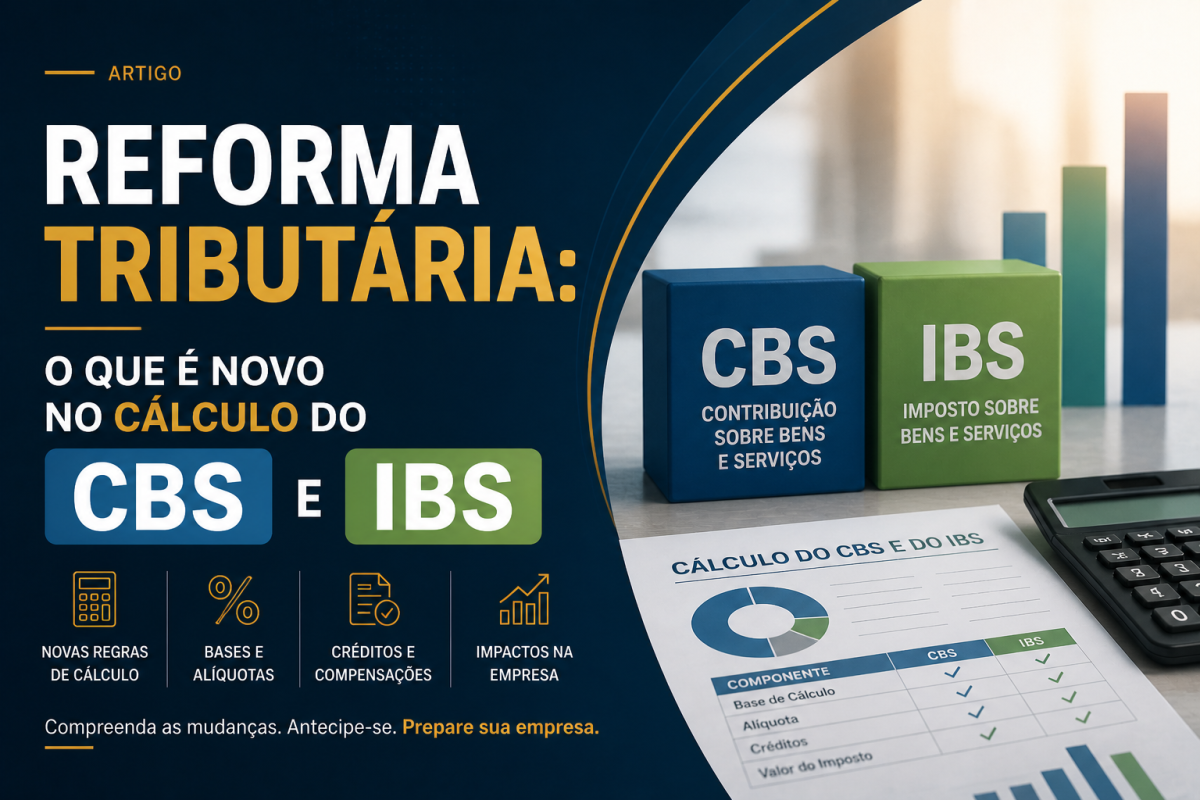 O que é novo no cálculo do CBS e do IBS