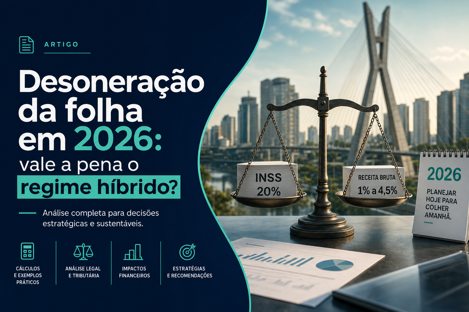 Desoneração da folha em 2026 vale a pena com o regime híbrido e a reoneração gradual?