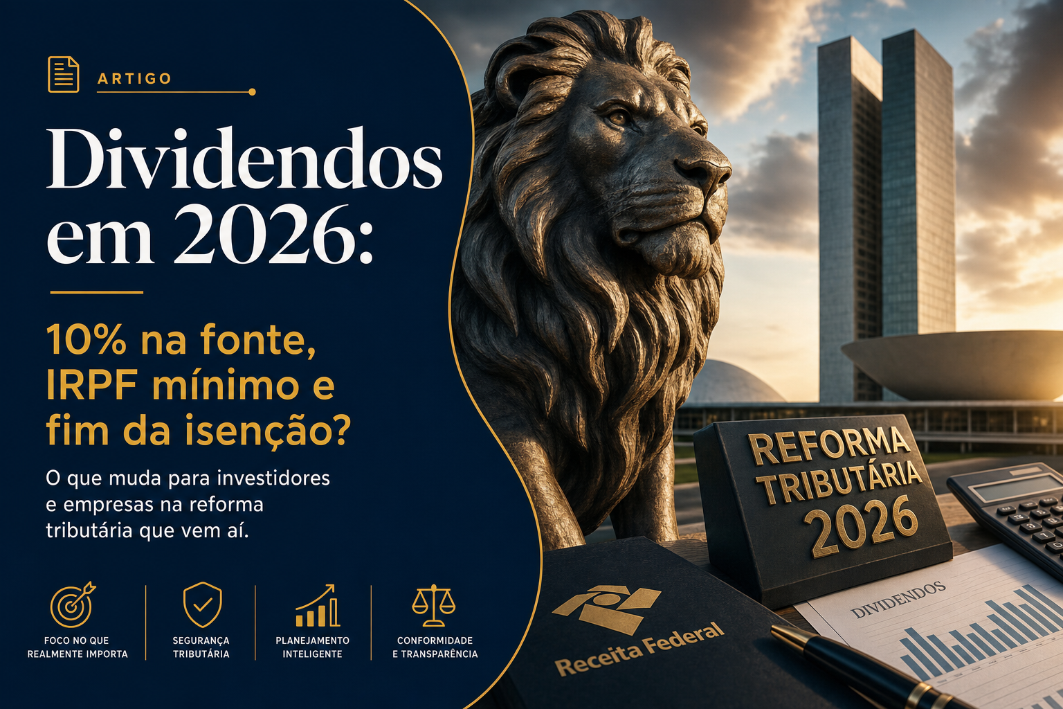 Dividendos em 2026: 10% na fonte, IRPF mínimo e fim da isenção?
