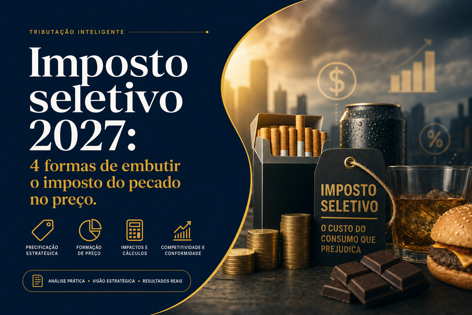 Imposto seletivo 2027: 4 formas de embutir o imposto do pecado no preço