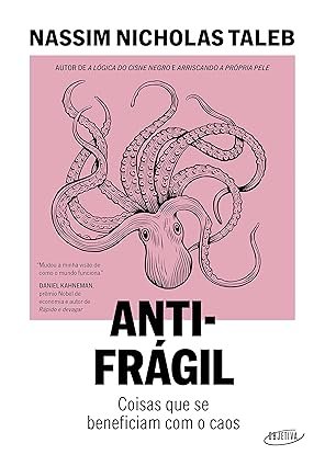 Capa do livro Antifrágil: coisas que se beneficiam com o caos