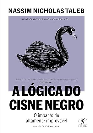 Capa do livro A lógica do Cisne Negro: o impacto do altamente improvável